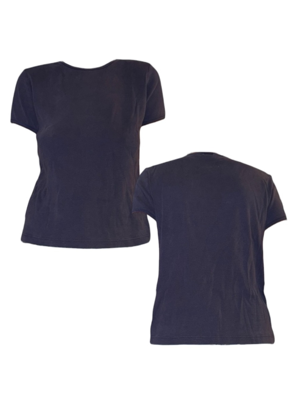 Navy GAP Ribbed Short Sleeve Shirt